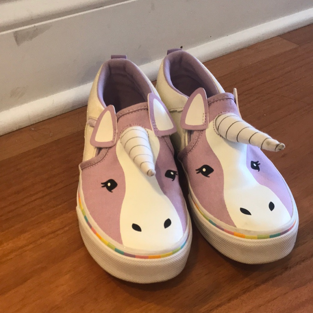 Unicorn slip on vans